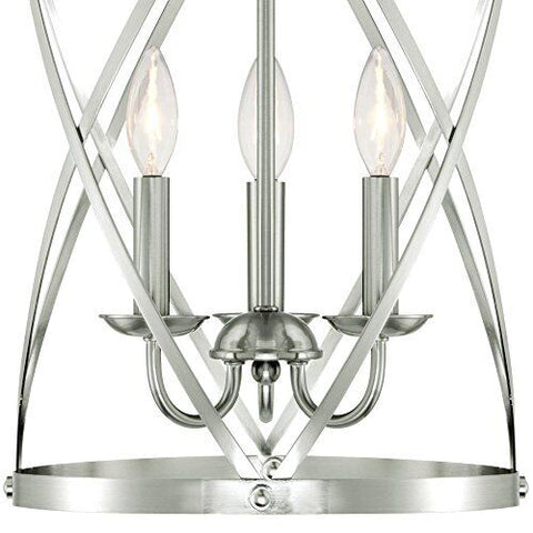 Westinghouse Lighting 6303800 Isadora Three-Light Isadora, Brushed Nickel