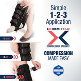 Compression Garment 30-50 mmHg Lower Leg Compression Wrap - Ideal for Mild to...