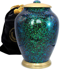 Sparkling Atlantis Cremation Urn for Ashes Adult Male - Personalized Crematio...