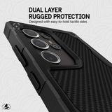 Pelican Shield - Samsung Galaxy S24 Ultra Case [6.8"] [Wireless Charging] [21...