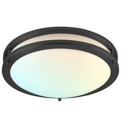 LUXRITE 12 Inch LED Flush Mount Ceiling Light, 5 Color Selectable 2700K | 300...