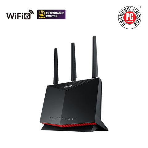 ASUS AX5700 WiFi 6 Gaming Router (RT-AX86S) &#8211; Dual Band Gigabit Wireless I