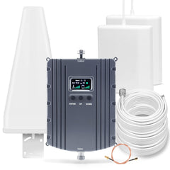 Cell Phone Booster for Home & Multi-Room, Cell Phone Signal Booster with 2 In...