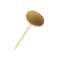 PACKNWOOD 209BBTHANI6 -"Thani" Bamboo Mini Dish with Pick Skewer - Bamboo Pla...