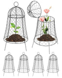 Chicken Wire Cloche for Outdoor Plants, Chicken Wire Plant Protector, Large G...