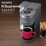 Keurig K-Supreme SMART Coffee Maker, MultiStream SMART, Gray