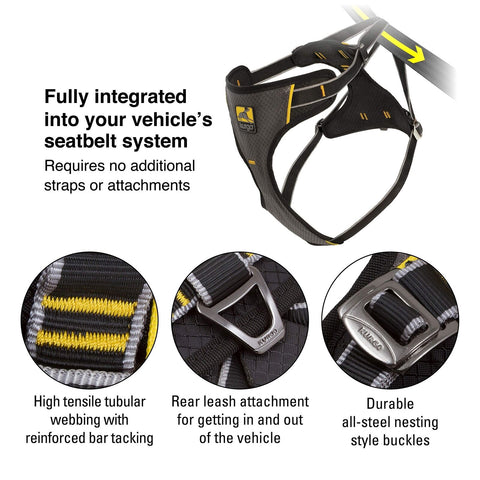 Kurgo Impact Dog Car Harness, Crash Tested Dog Car Harness, Safety Harness fo...