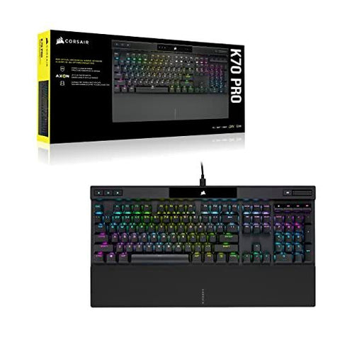 Corsair K70 PRO RGB Optical-USB-C Mechanical Gaming Keyboard - OPX Black