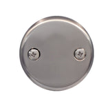 Westbrass 7931817-DC-07 18" Tip-Toe Drain Trim with 2-Hole Overflow Faceplate...