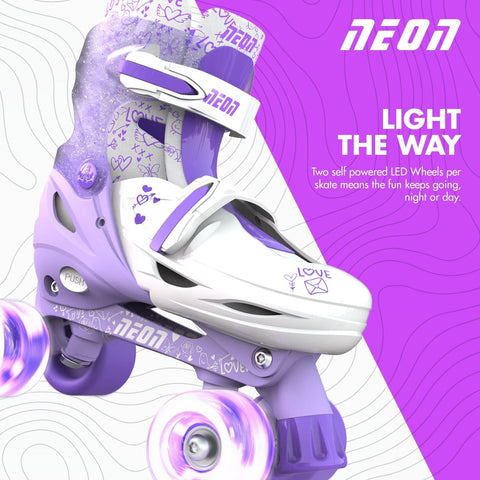 Yvolution Neon Kids Combo Skates, Switch to Quad and Inline, Roller Beginner ...