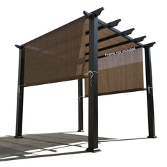 Alion Home Custom HDPE Permeable Canopy Sun Shade Cover Replacement with Rod ...