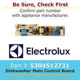 Electrolux 55-5304512731 Elecctrolux Dishwasher Main Control Board