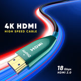 Maximm 4K HDMI Cable 300 Foot High-Speed Fiber Optic 18Gbps 4K60Hz, Unidirect...