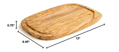 Berard Olive Wood Nerro, 33x24x1.9cm Cutting Board