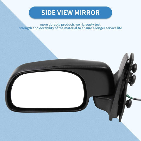 ECCPP Left Side Mirrors Power Heated Rear View Mirrors Left fit for 1999-2010...