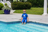 SWIMLINE Blue Swim Trainer Floating Vest Suit For Kids & Toddlers Ages 1-3 Bo...