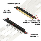 LINKUP - Ultra PCIe 4.0 X16 Riser Cable [RTX4090 RX6950XT x570 B550 Z690 Test...