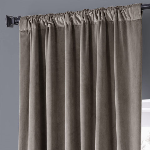 HPD Half Price Drapes Signature Plush Velvet Blackout Curtains for Bedroom (1...