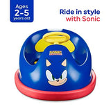 Sonic The Hedgehog Bumper Car for Kids, 2 Speed Electric Vehicle, Large