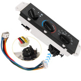 HOTS HVAC A/C Heater Control Panel & Blower Motor Switch Compatible with Jeep...