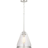 Progress Lighting Range Collection 1-Light Clear Seeded Glass Coastal Pendant...