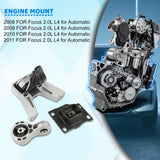 Engine Mount Set Fits for Ford Focus 2.0L 2008-2011 After-Market Parts 1 Year...