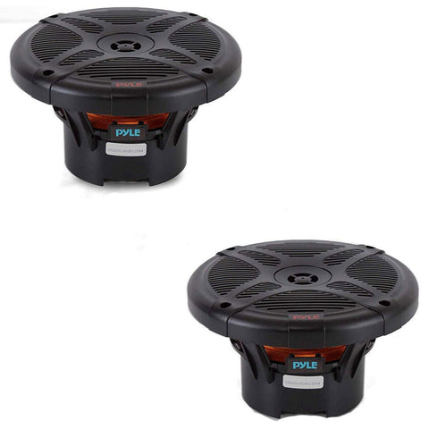 Pyle 6.5 Inch Bluetooth Marine Speakers - 2-way IP-X4 Waterproof and Weather ...