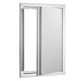 VEVOR BBQ Access Door 17W x 24H Inch, Vertical Single BBQ Door Stainless Stee...