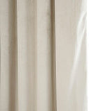 HPD Half Price Drapes Velvet Blackout 25W x 96L, Neutral Ground