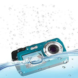 Minolta 48 MP Dual Screen Waterproof Digital Camera MN40WP compact, Blue