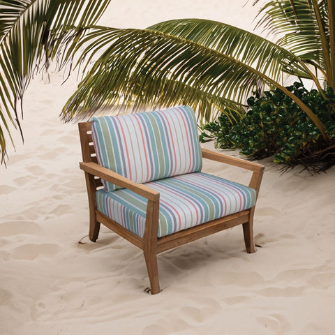 Tommy Bahama Deep Seating Lounge Cushion, 26" X 26" X 4", Bandeau Pastel
