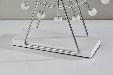 Adesso Home 2120-22 Transitional LED Table Lamp from Coney Collection in Chro...