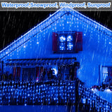 JXLEDAYY Christmas Lights Super Long 1280 LED 131 FT LED String Lights with 2...