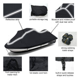 Upgraded Fade and Crack Resistant Trailerable Jet Ski Cover, Heavy-Duty Water...