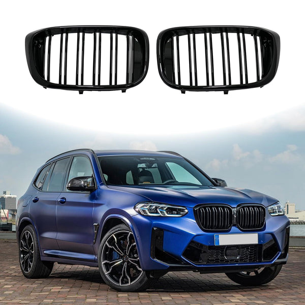 Front Kidney Grille Compatible With 2018-2020 BMW X3 G01 X3M Style Grill Guar...