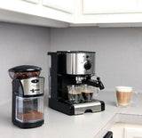 Capresso 116.04 Pump Espresso and Cappuccino Machine EC100, 46 oz, Black