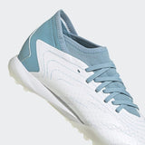 adidas Unisex Predator Accuracy.3 Turf Soccer Shoe 9.5 Wht/Wht/Preblu