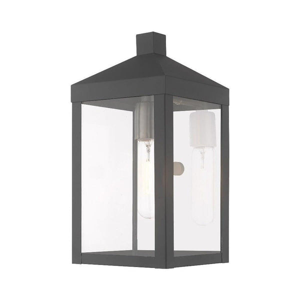 Livex Lighting 20582-76 Nyack - 12.75" One Light Outdoor Wall Lantern, Scandi...