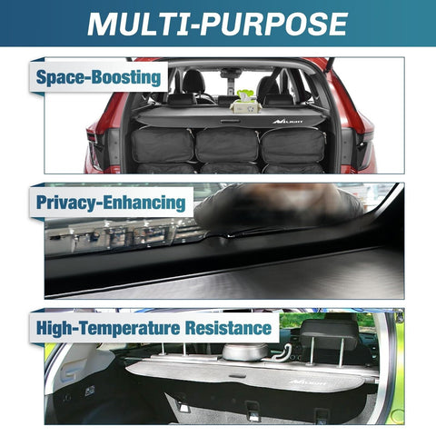 Nilight Trunk Cargo Cover for Honda CRV Accessories 2023 2024, Retractable Tr...