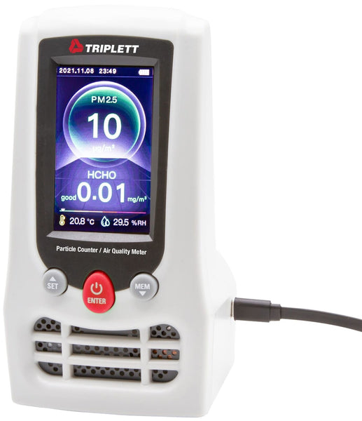 Triplett EPC175 Particle Counter and Air Quality Meter, Displays Air Temperat...