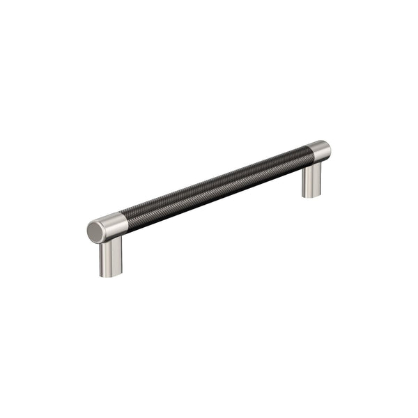 Amerock BP54040PNGM | Polished Nickel/Gunmetal Appliance Pull | 12 inch (305m...