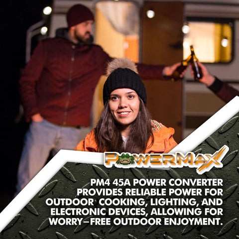 PowerMax RV Converter | 45 Amp | 12V Power Converter with Built-in 4 Stage Sm...