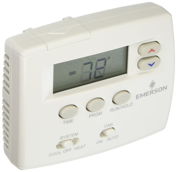 White Rodgers Emerson 1F80-0224 Single Stage 24 Hour Programmable Thermostat,...