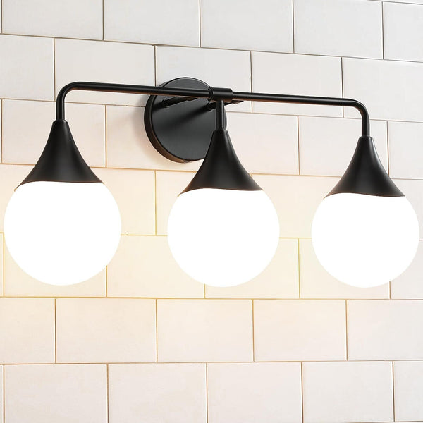 Bathroom Vanity Light Fixtures: 3 Lights Mid Century Modern Bathroom Lighting...