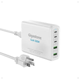 Gigastone [GaN III] 200W USB C 5-Port Charger, MacBook Pro True Fast Charge, ...