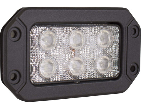 Buyers Products 6.5 Inch by 3.5 Inch Rectangular LED Clear Flood Light, Small
