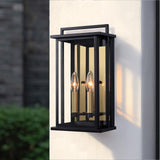 LamQee Modern Outdoor Wall Lights Dusk to Dawn Sensor, Large Outdoor Wall Lan...