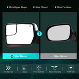 SCITOO Driver Side Mirror Tow Mirror Compatible with for 2004-2014 For Ford F...