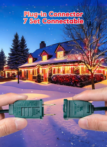 Brightown C9 Christmas String Lights Outdoor Led Fairy Lights Faceted Strawbe...