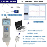 BAOSHISHAN ZP-50N Digital Force Gauge Push Pull Gauge with Output Function, C...